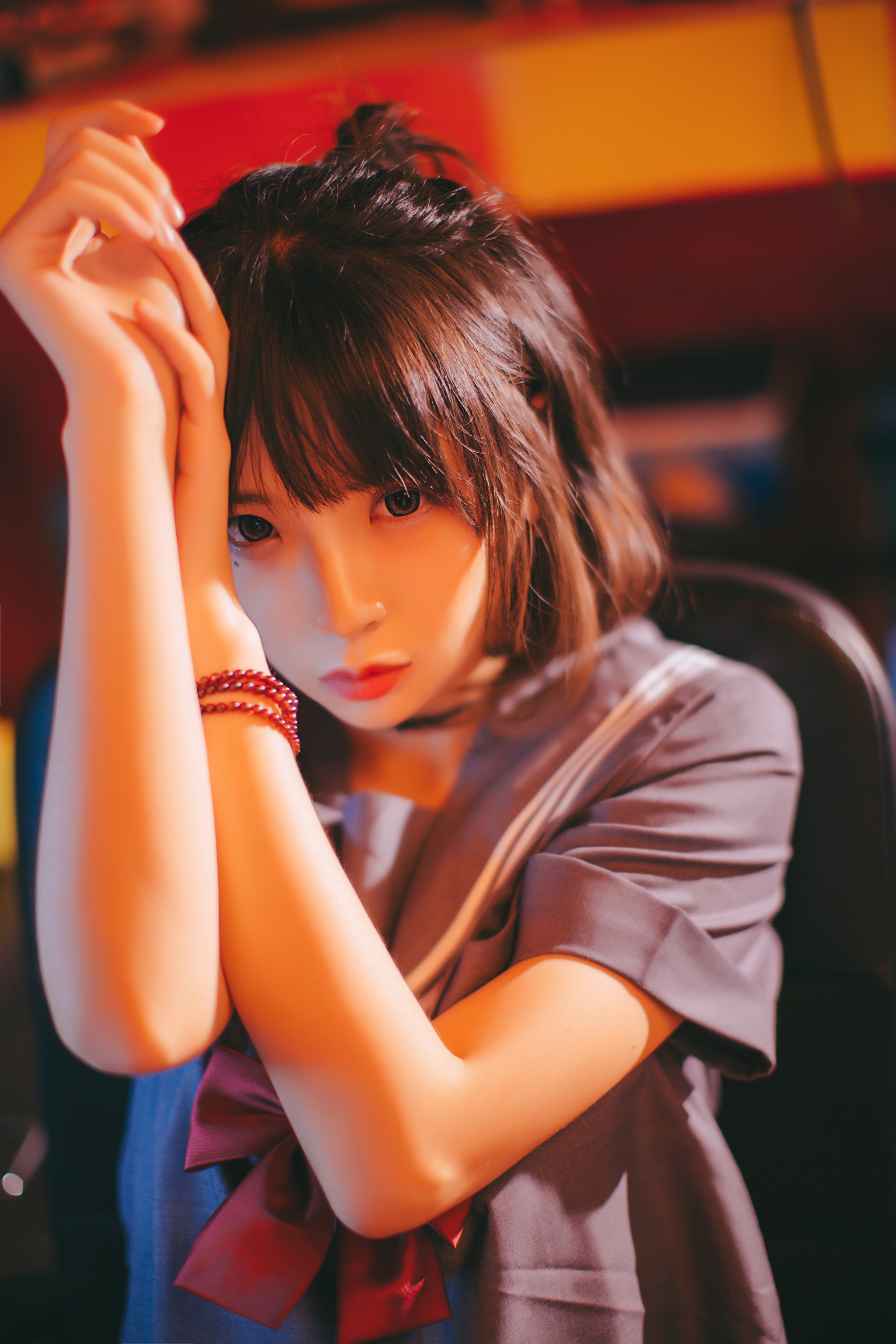 图片[1]-疯猫ss – NO.004 被囚禁的少女 [44P]-XikXak